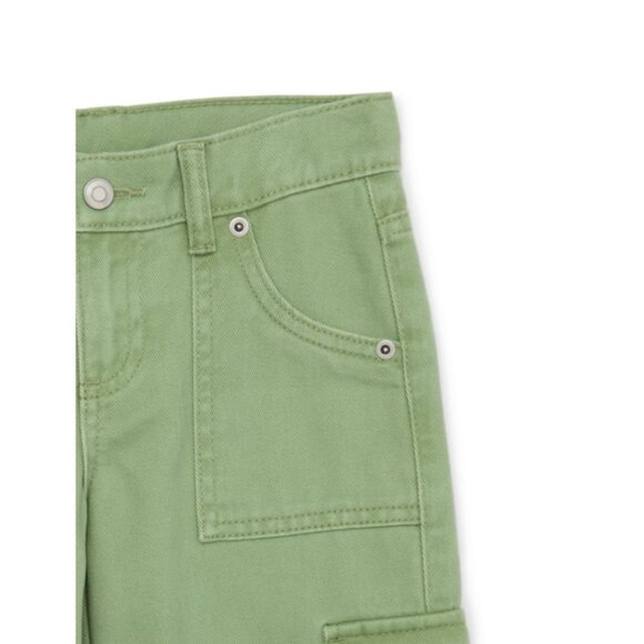 Wonder Nation Tween Girls Denim Cargo Pants, Size 8 - Picture 3 of 3